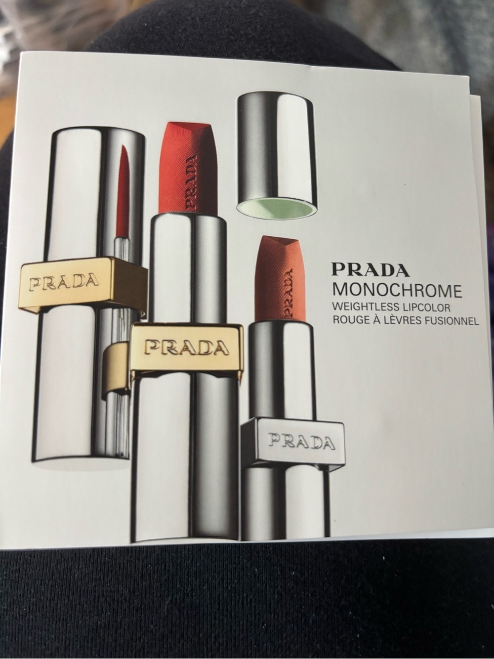 Prada Monochrome Weightless Lipcolor(Sample 4 Pack) NEW IN BOX - Picture 1 of 3